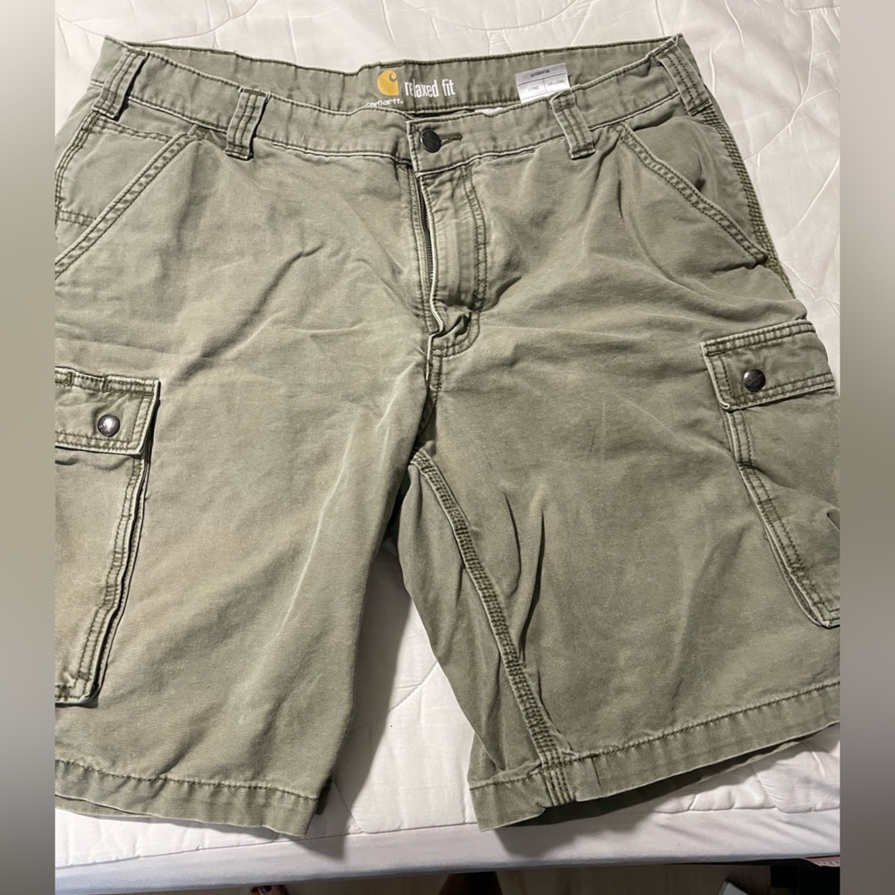 Carhartt Men's Khaki Cargo Shorts